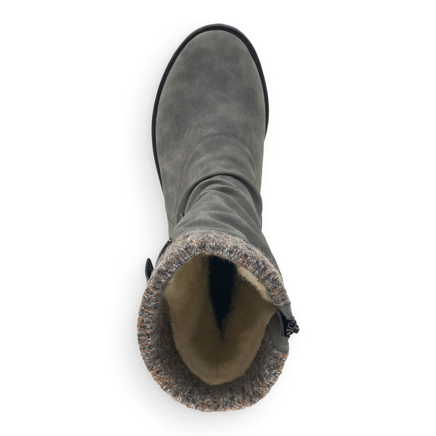 detail Dámské kozačky REMONTE RIE-1036817-W0 šedá