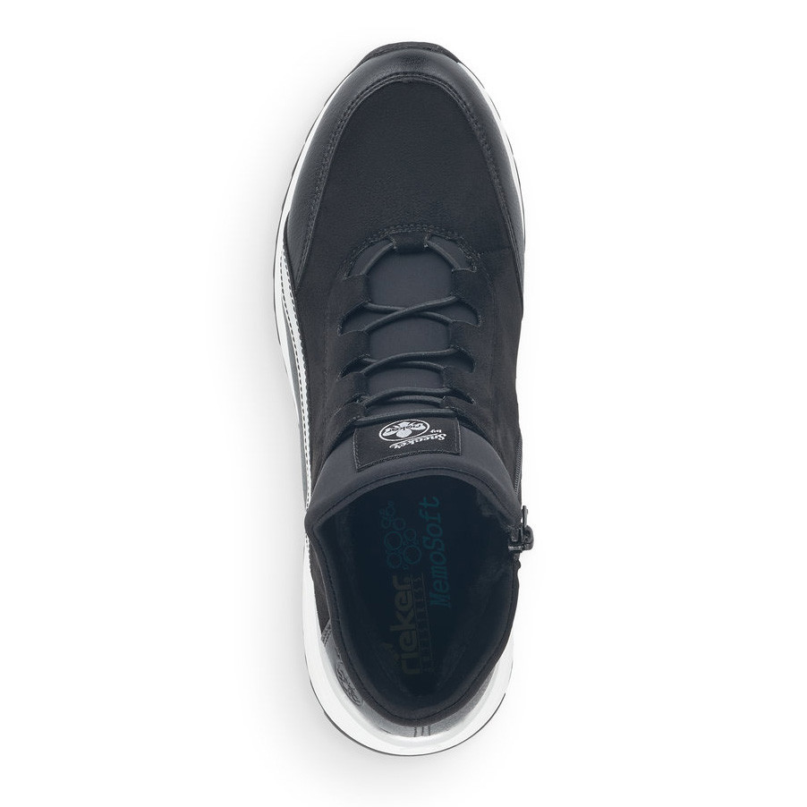 detail Dámská kotníková obuv RIEKER X8083-00 černá W4