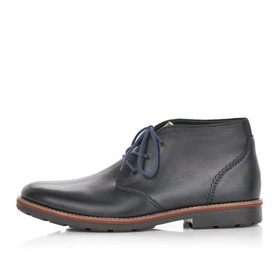 detail Pánská kotníková obuv RIEKER 35330-00 černá W1