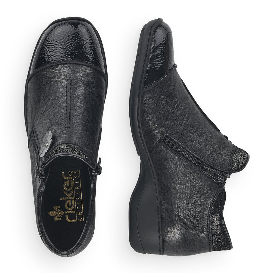 detail Dámská obuv RIEKER RIE-10301808-W1 černá