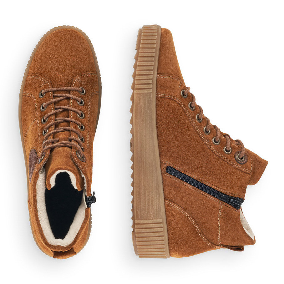 detail Dámska členková obuv REMONTE R7992-22 hnedá W0