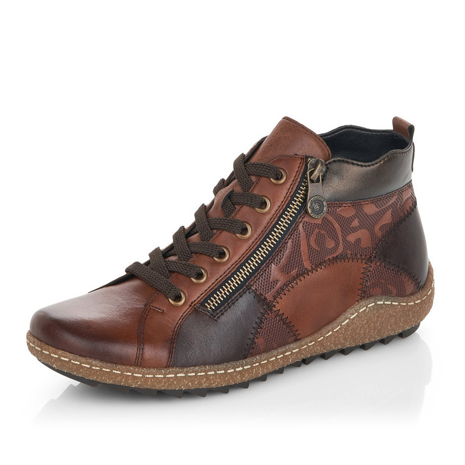 detail Dámská kotníková obuv REMONTE R4790-23 hnědá W1
