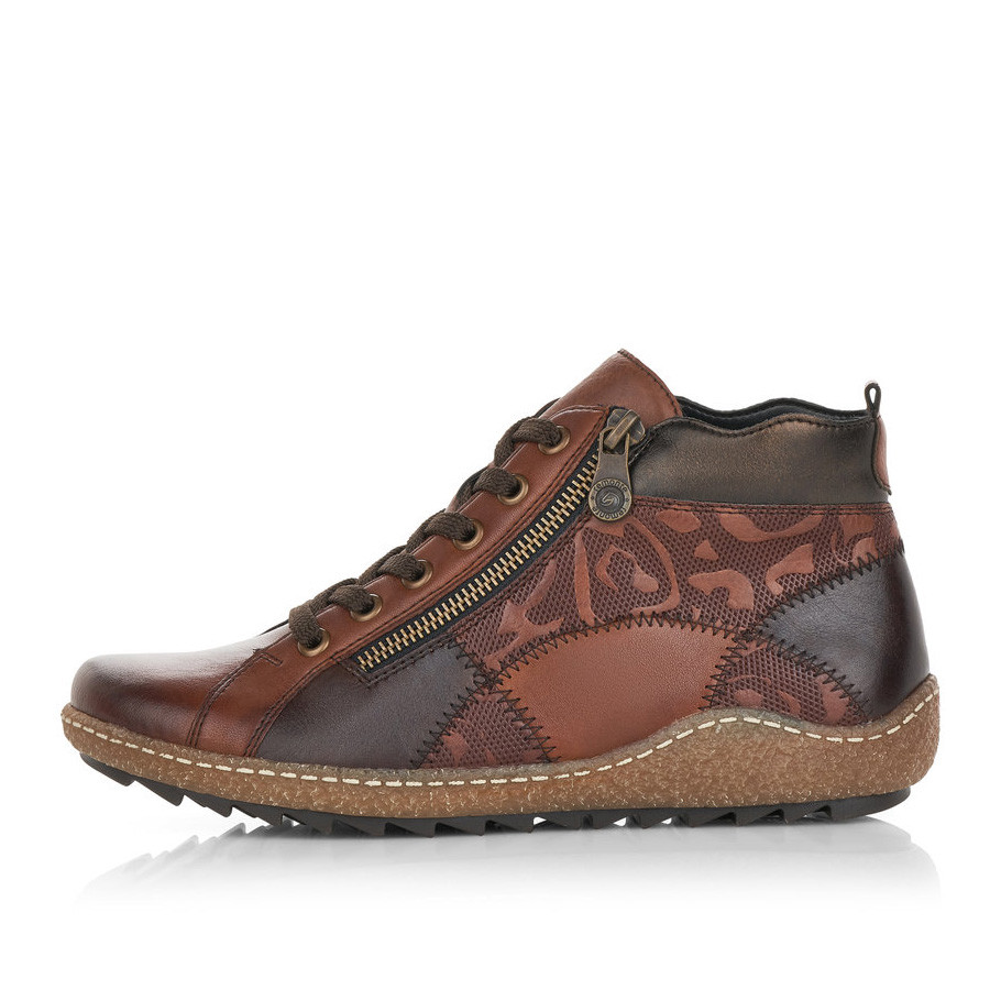 detail Dámská kotníková obuv REMONTE R4790-23 hnědá W1