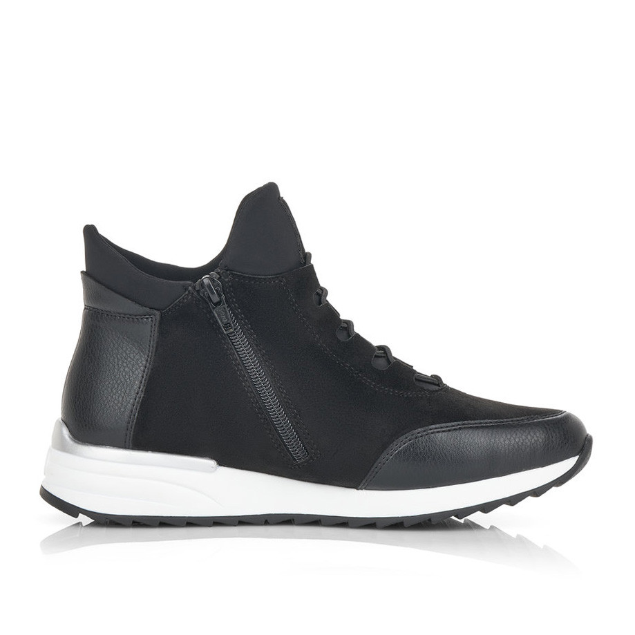 detail Dámská kotníková obuv RIEKER X8083-00 černá W4