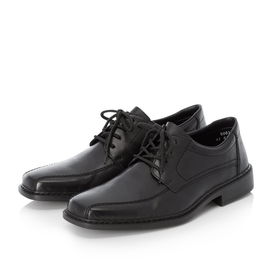 detail Pánské polobotky RIEKER B0812-01 černá W0