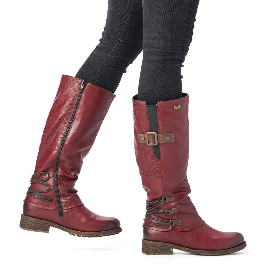 detail Dámské kozačky REMONTE RIE-1036822-W0 červená