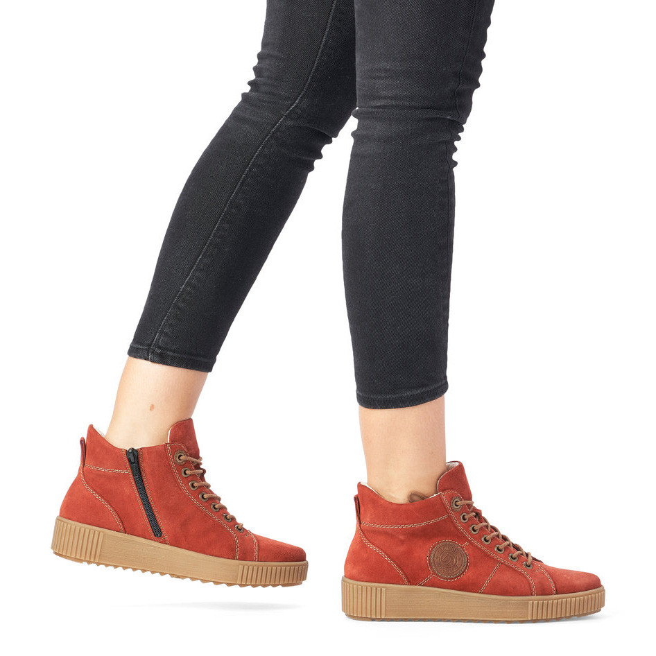 detail Dámska členková obuv REMONTE R7992-38 oranžová W0