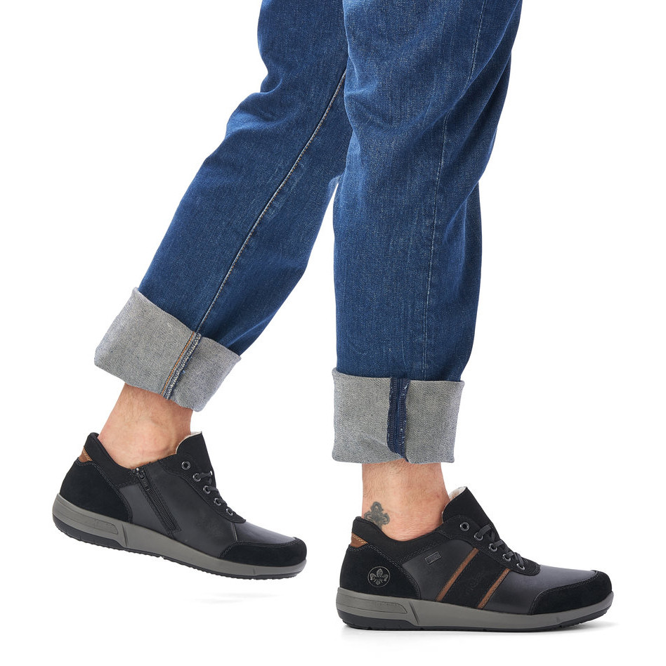 detail Pánské polobotky RIEKER RIE-10101643-W1 černá