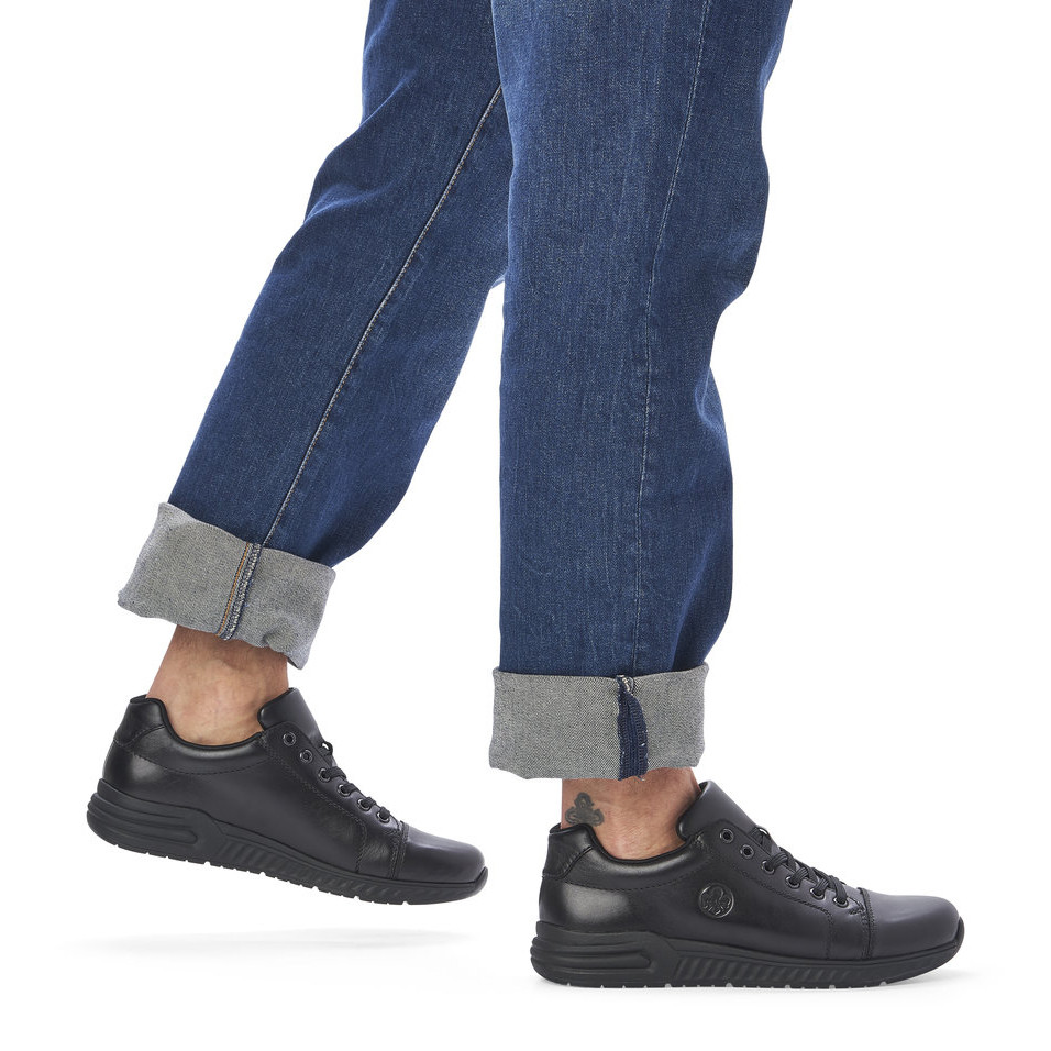 detail Pánské polobotky RIEKER RIE-10101522-W1 černá