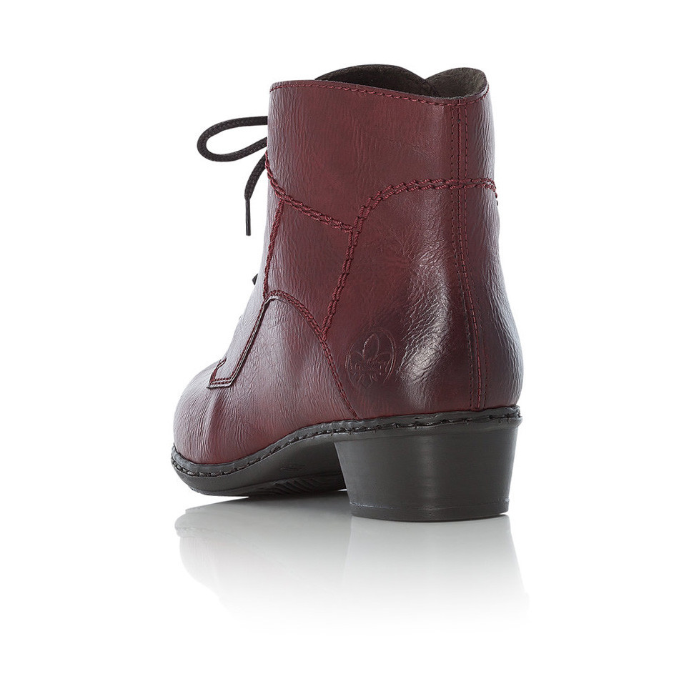 detail Dámska členková obuv RIEKER Y0713-35 červená W0