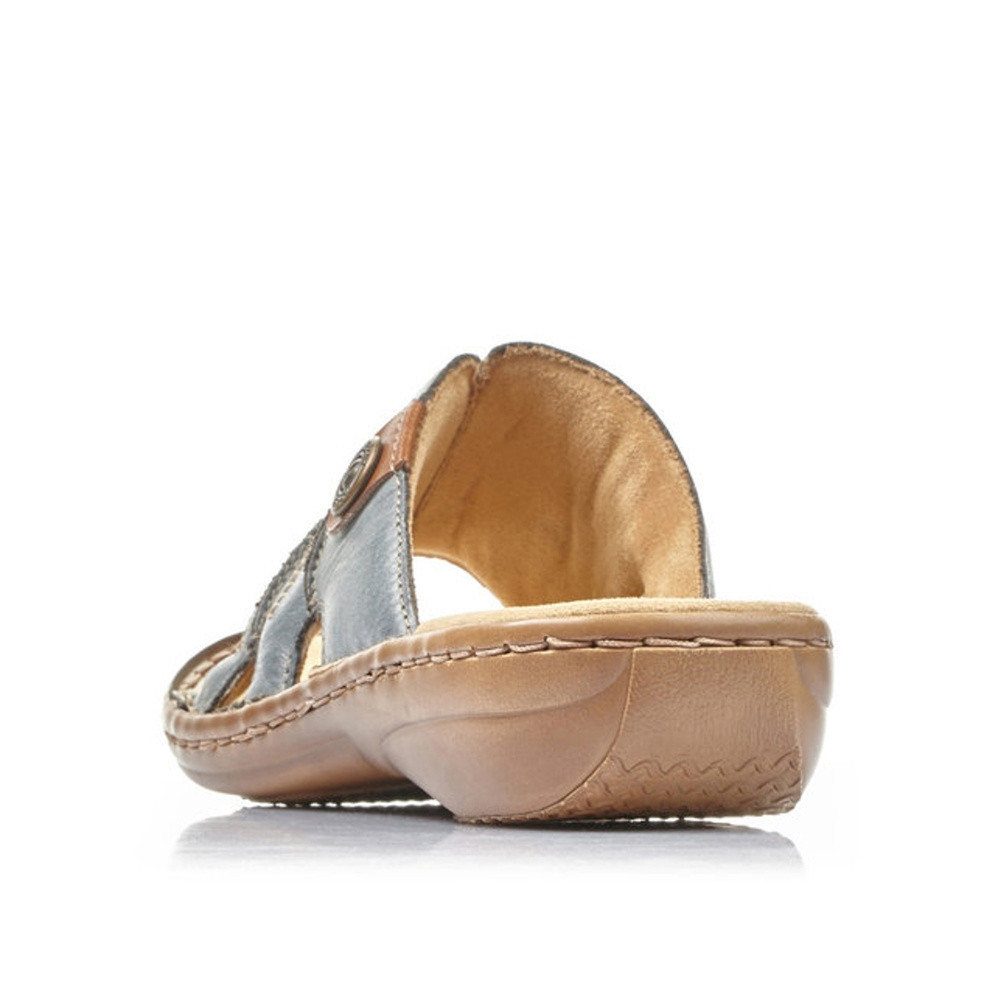 detail Dámské nazouváky RIEKER RIE-10200214-S3 modrá